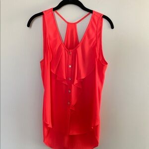 Yoana Baraschi Vibrant Sleeveless Tank Top - Bright Coral